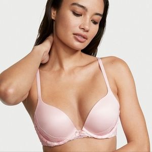 Lace Detail Push Up Bra Victoria's Secret 38D